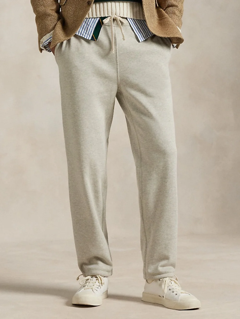 Polo Ralph Lauren Fleece Sweatpants Light Sport Heather Pony Logo Men Size XL